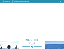 Tablet Screenshot of broomefishingclub.com.au